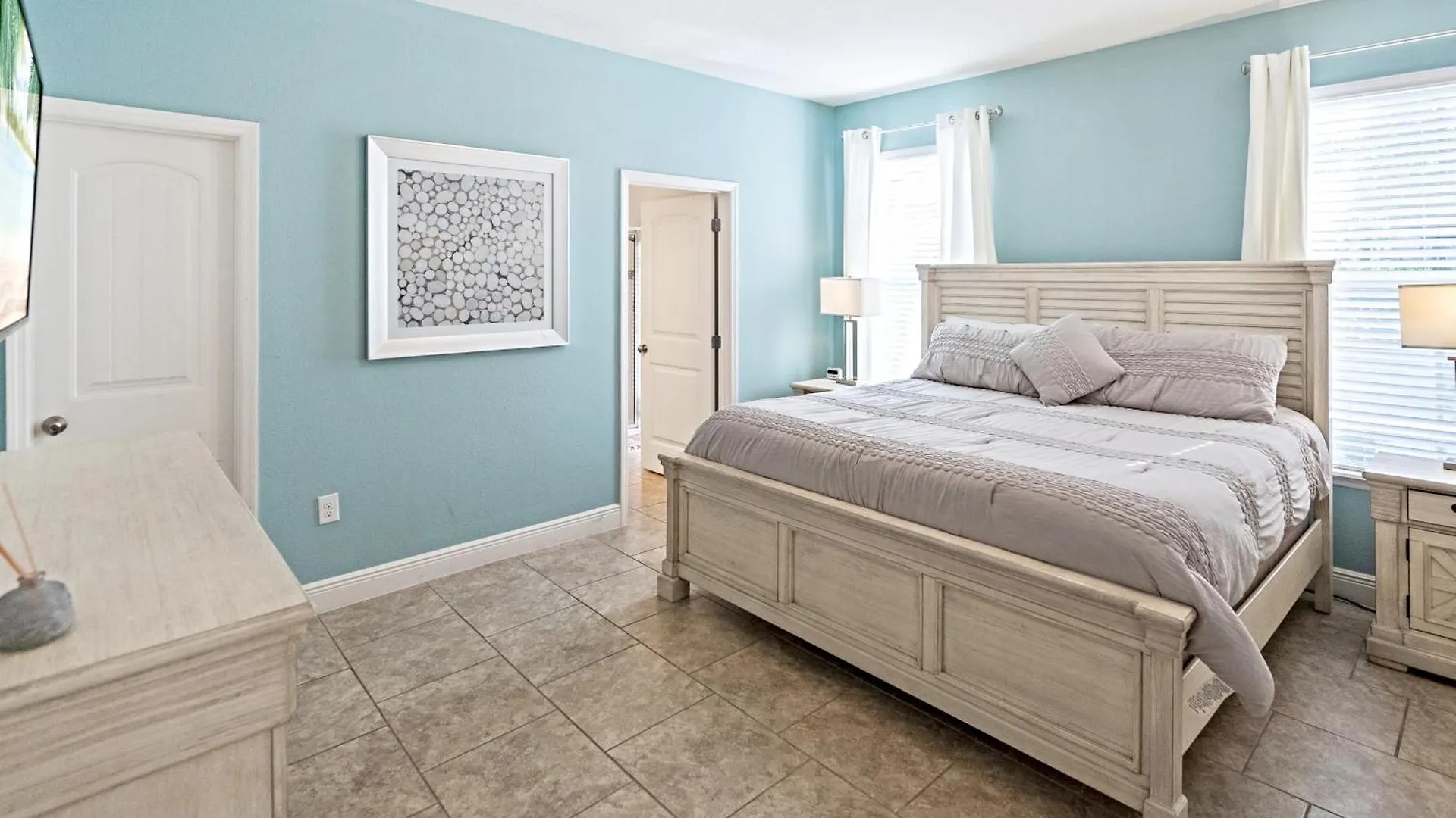 Sky Blue Peaceful Villa With Pool Near Disney Davenport