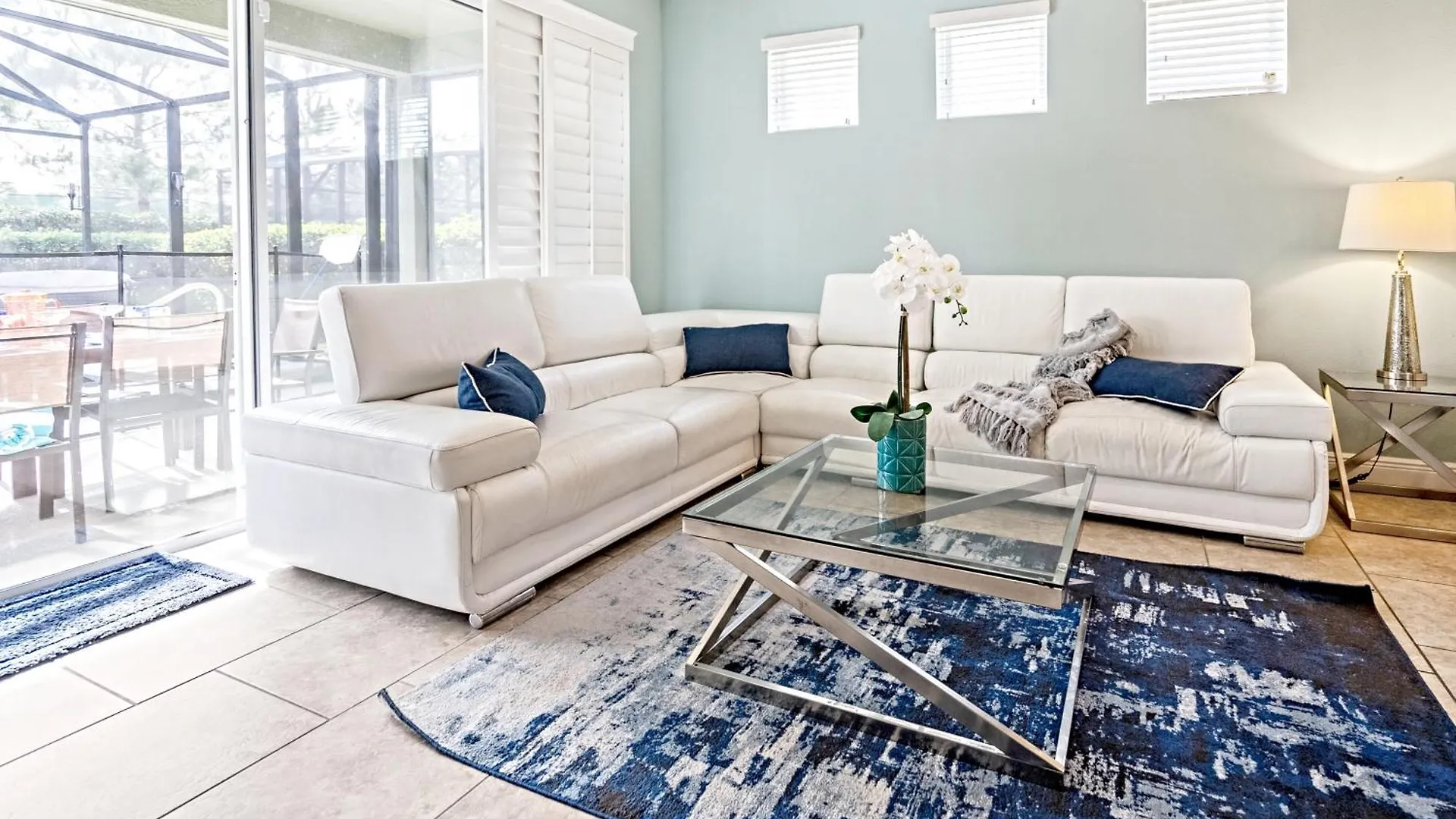 Sky Blue Peaceful Villa With Pool Near Disney Davenport