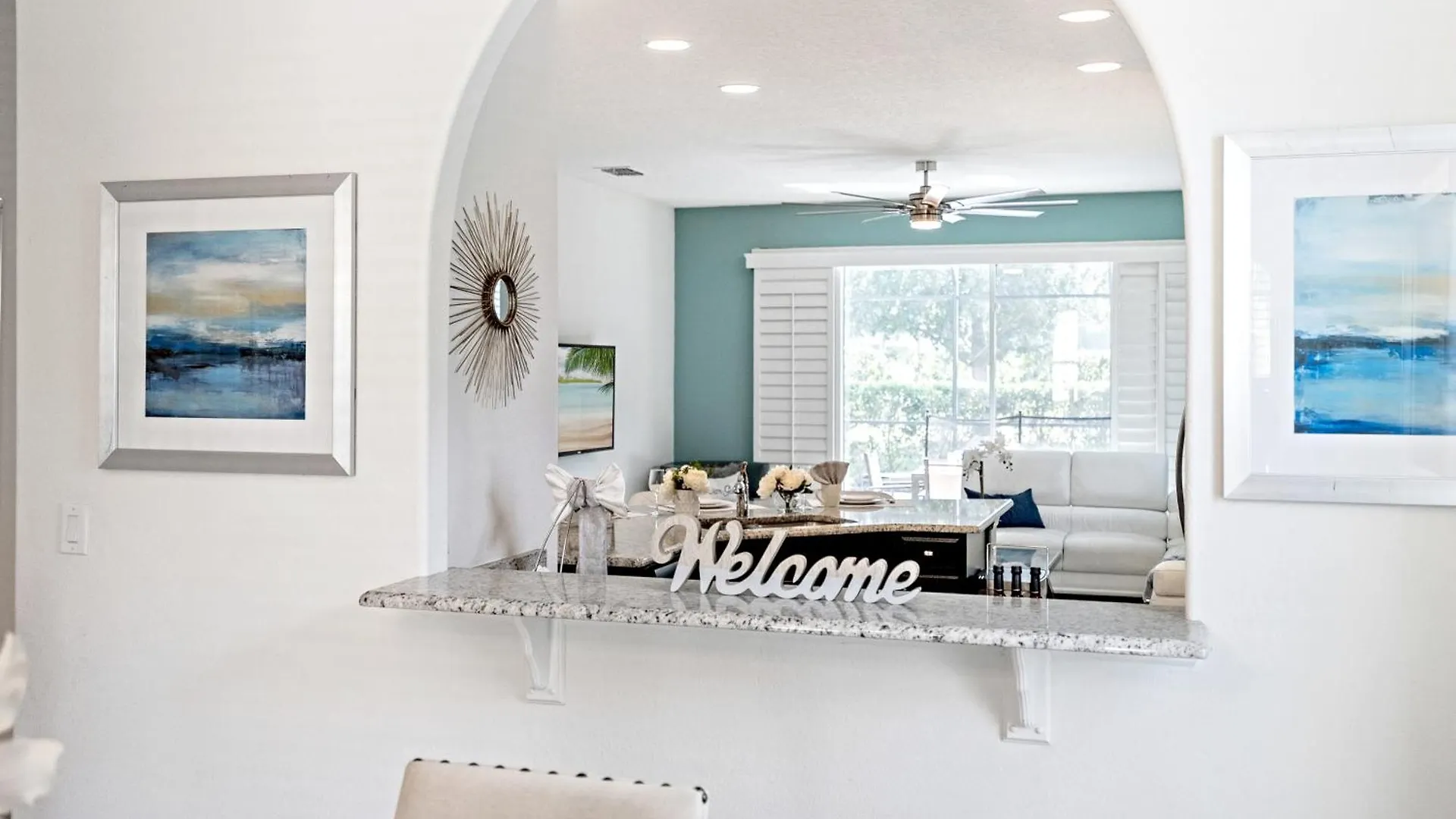 Sky Blue Peaceful Villa With Pool Near Disney Davenport