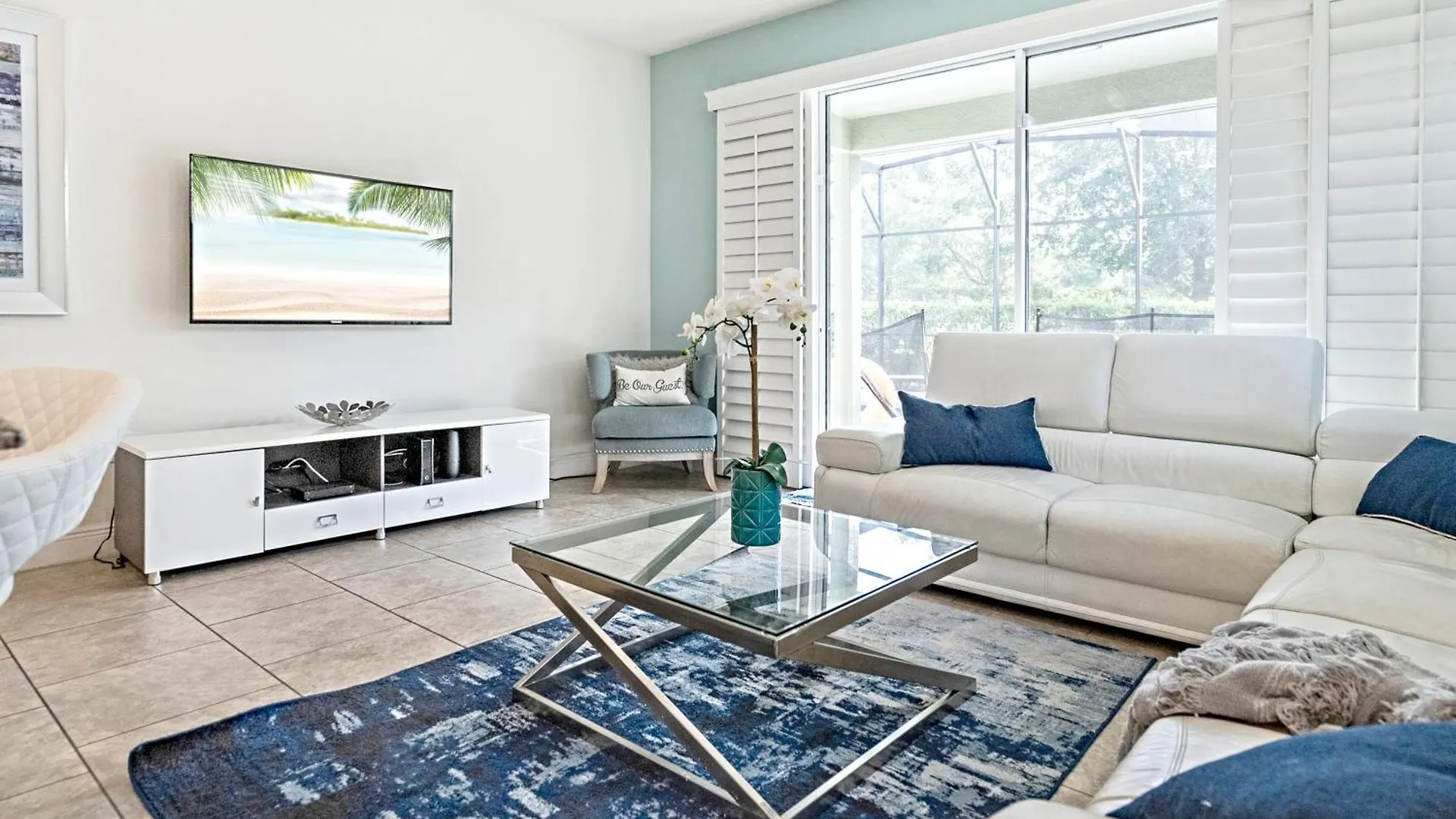 Sky Blue Peaceful Villa With Pool Near Disney Davenport